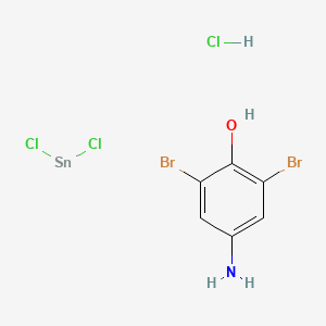 molecular formula C6H6Br2Cl3NOSn B1507952 4-Amino-2,6-dibromophenol tin(II)chloride hydrochloride CAS No. 380230-52-4