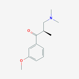 molecular formula C13H19NO2 B1507958 (R)-3-(Dimethylamino)-1-(3-methoxyphenyl)-2-methylpropan-1-one 