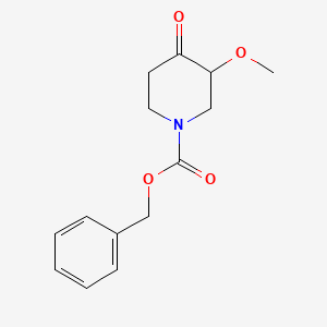 molecular formula C14H17NO4 B1507960 Benzyl 3-methoxy-4-oxopiperidine-1-carboxylate 