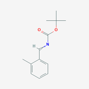 molecular formula C13H17NO2 B1507966 tert-Butyl [(2-methylphenyl)methylidene]carbamate CAS No. 479423-37-5