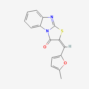 (2E)-2-[(5-methylfuran-2-yl)methylidene][1,3]thiazolo[3,2-a]benzimidazol-3(2H)-one