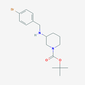 Tert-butyl 3-{[(4-bromophenyl)methyl]amino}piperidine-1-carboxylate