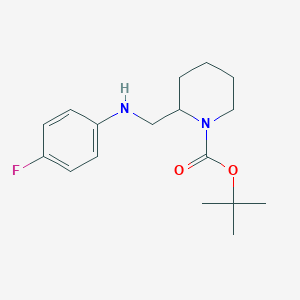 Tert-butyl 2-[(4-fluoroanilino)methyl]piperidine-1-carboxylate