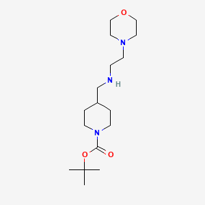 molecular formula C17H33N3O3 B1507970 1-Boc-4-([2-(morpholin-4-yl)ethylamino]methyl)piperidine CAS No. 887583-43-9