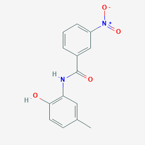 molecular formula C14H12N2O4 B15079746 N-(2-hydroxy-5-methylphenyl)-3-nitrobenzamide 