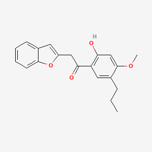 2-(1-Benzofuran-2-yl)-1-(2-hydroxy-4-methoxy-5-propylphenyl)ethanone