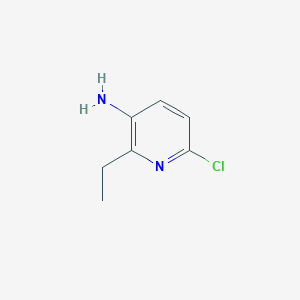 molecular formula C7H9ClN2 B1507983 6-Chloro-2-ethylpyridin-3-amine CAS No. 910486-72-5
