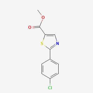 molecular formula C11H8ClNO2S B1507985 Methyl 2-(4-chlorophenyl)thiazole-5-carboxylate CAS No. 1206980-97-3