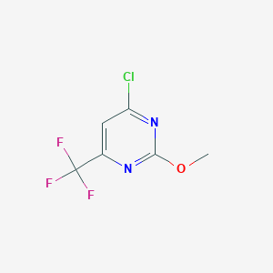 molecular formula C6H4ClF3N2O B1507989 4-Chloro-2-methoxy-6-(trifluoromethyl)pyrimidine CAS No. 932701-90-1