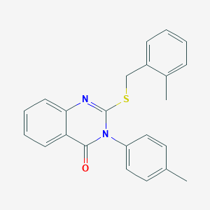 2-((2-Methylbenzyl)thio)-3-(4-methylphenyl)-4(3H)-quinazolinone