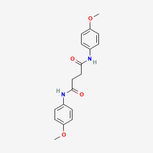 molecular formula C18H20N2O4 B15080022 N,N'-bis(4-methoxyphenyl)butanediamide 