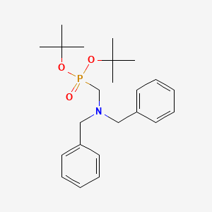 molecular formula C23H34NO3P B1508016 (Dibenzylamino)methylphosphonic acid di-tert-butylester 