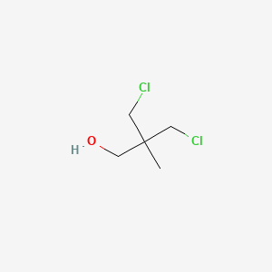 molecular formula C5H10Cl2O B15080207 3-Chloro-2-(chloromethyl)-2-methylpropan-1-ol CAS No. 5355-54-4