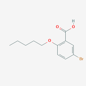 Benzoic acid, 5-bromo-2-(pentyloxy)-