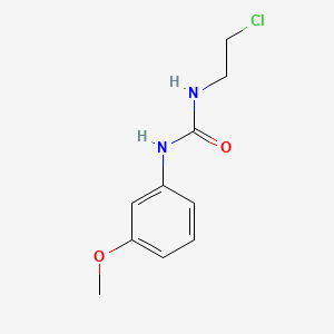 molecular formula C10H13ClN2O2 B15080232 Urea, 1-(2-chloroethyl)-3-(m-anisyl)- CAS No. 13908-42-4