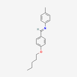 N-(4-methylphenyl)-1-(4-pentoxyphenyl)methanimine