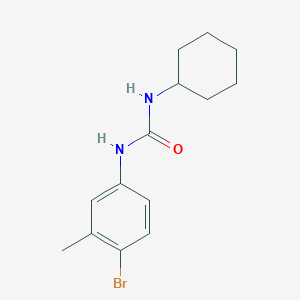 molecular formula C14H19BrN2O B15080328 N-(4-Bromo-3-methylphenyl)-N'-cyclohexylurea CAS No. 303092-29-7