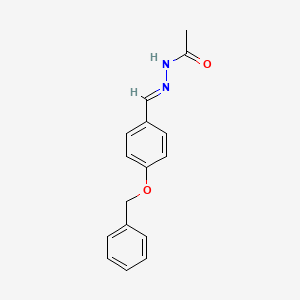 molecular formula C16H16N2O2 B15080387 N'-(4-(Benzyloxy)benzylidene)acetohydrazide CAS No. 170300-97-7