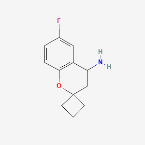 6-Fluorospiro[chroman-2,1'-cyclobutan]-4-amine