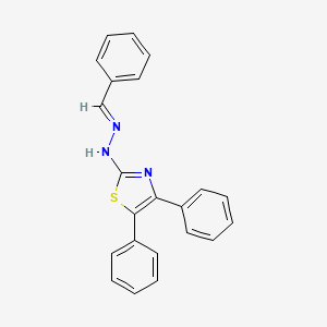 Benzaldehyde (4,5-diphenyl-1,3-thiazol-2-YL)hydrazone