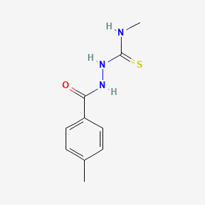 N-methyl-2-[(4-methylphenyl)carbonyl]hydrazinecarbothioamide