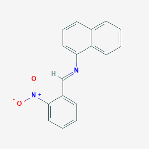 molecular formula C17H12N2O2 B15080761 N-(1-Naphthyl)-2-nitrobenzenemethaneimine CAS No. 1081777-87-8