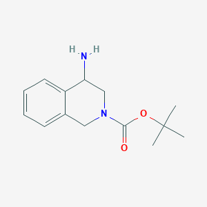 molecular formula C14H20N2O2 B1508082 tert-Butyl 4-amino-3,4-dihydroisoquinoline-2(1H)-carboxylate CAS No. 1145753-88-3