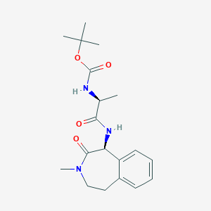 Tert-butyl (s)-1-((s)-3-methyl-2-oxo-2,3,4,5-tetrahydro-1h-benzo[d]azepin-1-ylamino)-1-oxopropan-2-ylcarbamate