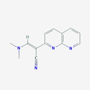 (z)-3-(Dimethylamino)-2-(1,8-naphthyridin-2-yl)acrylonitrile