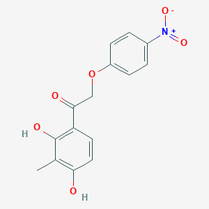 1-(2,4-Dihydroxy-3-methylphenyl)-2-(4-nitrophenoxy)ethanone