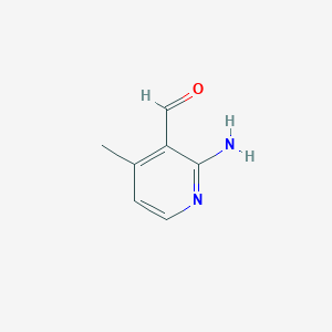 molecular formula C7H8N2O B1508093 2-Amino-4-Methylnicotinaldehyd CAS No. 54856-60-9