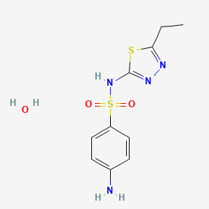 4-Amino-n-(5-ethyl-1,3,4-thiadiazol-2-yl)benzenesulfonamide hydrate