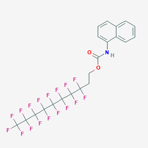 3,3,4,4,5,5,6,6,7,7,8,8,9,9,10,10,10-Heptadecafluorodecyl 1-naphthylcarbamate