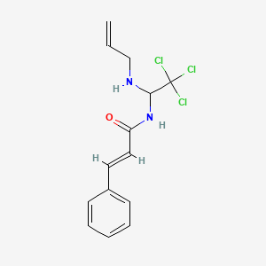 N-(1-Allylamino-2,2,2-trichloro-ethyl)-3-phenyl-acrylamide