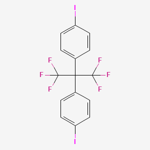 Benzene, 1,1'-[2,2,2-trifluoro-1-(trifluoromethyl)ethylidene]bis[4-iodo-