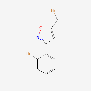 5-(Bromomethyl)-3-(2-bromophenyl)isoxazole