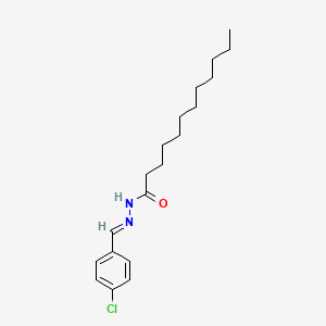 N'-(4-Chlorobenzylidene)dodecanohydrazide