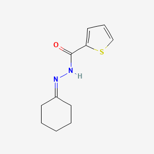 N'-cyclohexylidene-2-thiophenecarbohydrazide