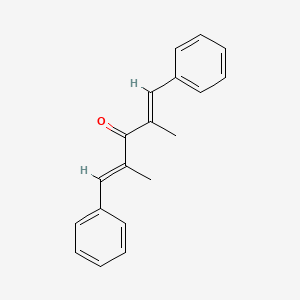 molecular formula C19H18O B15081455 2,4-Dimethyl-1,5-diphenylpenta-1,4-dien-3-one 