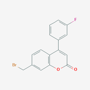 7-(bromomethyl)-4-(3-fluorophenyl)-2H-chromen-2-one