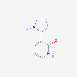 molecular formula C10H14N2O B150815 3-(1-甲基吡咯烷-2-基)吡啶-2(1h)-酮 CAS No. 2055-24-5
