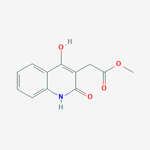 (4-Hydroxy-2-oxo-1,2-dihydro-quinolin-3-yl)-acetic acid methyl ester