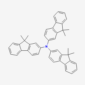 molecular formula C45H39N B1508170 Tris(9,9-dimethyl-9H-fluorene-2-yl)amine 