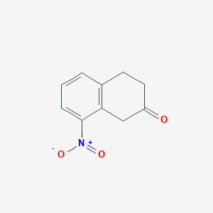 molecular formula C10H9NO3 B1508173 8-Nitro-2-tetralone CAS No. 909095-48-3