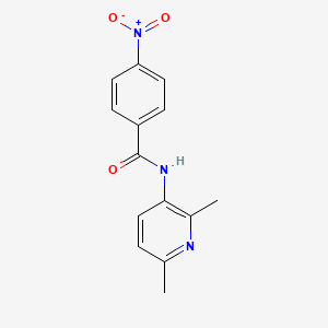 Benzamide, N-(2,6-dimethyl-3-pyridinyl)-4-nitro-