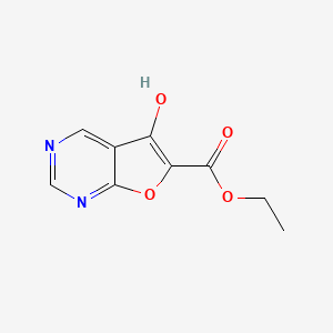 Ethyl 5-hydroxyfuro[2,3-d]pyrimidine-6-carboxylate