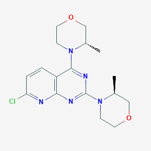 (3S,3'S)-4,4'-(7-Chloropyrido[2,3-d]pyrimidine-2,4-diyl)bis(3-methylmorpholine)