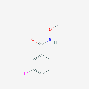 molecular formula C9H10INO2 B15081813 N-ethoxy-3-iodobenzamide 