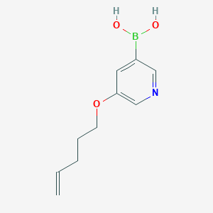 (5-(Pent-4-en-1-yloxy)pyridin-3-yl)boronic acid