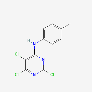 2,5,6-trichloro-N-(4-methylphenyl)pyrimidin-4-amine